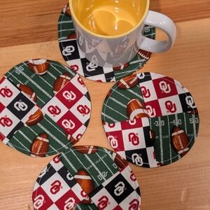 Football Themed Coasters Set